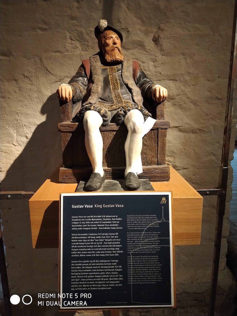 Vadestna Castle exhibit