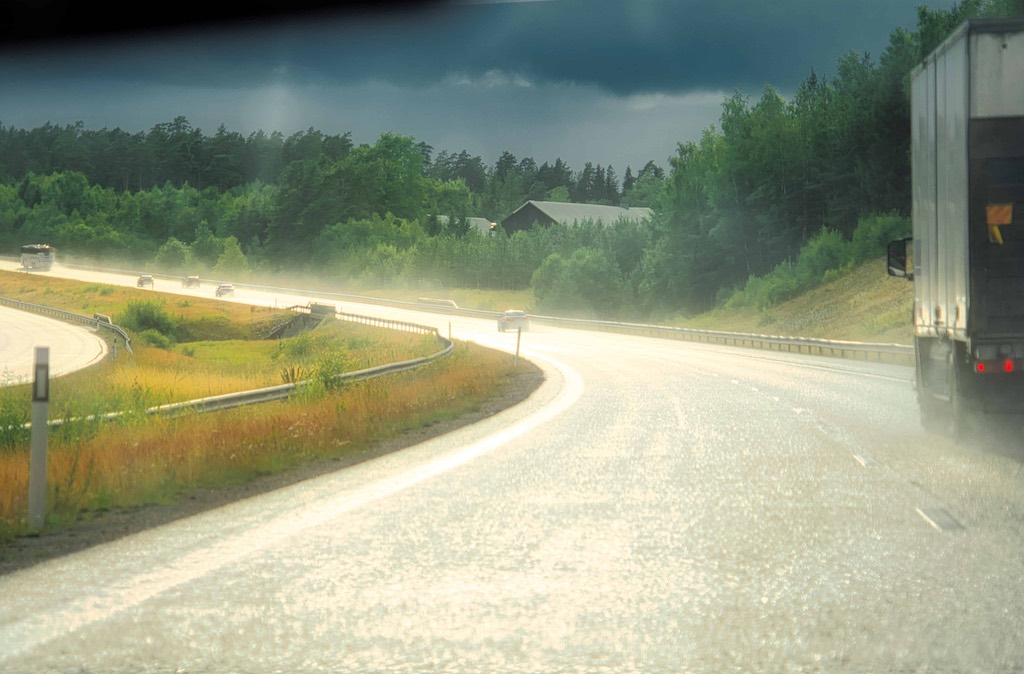 Rainy drive