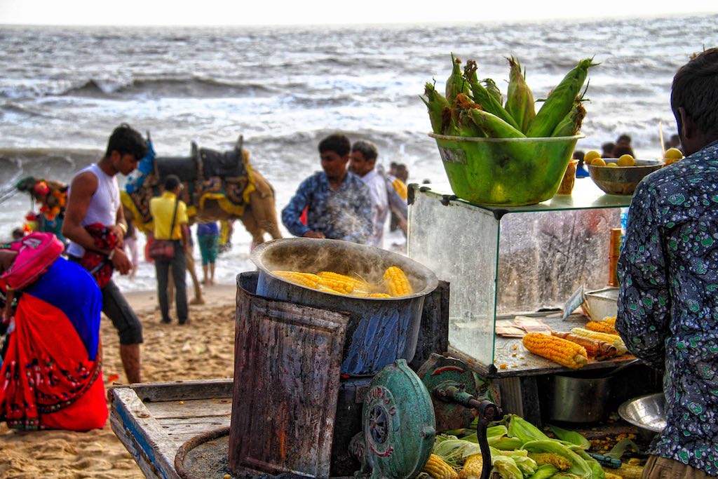 Boiled bhutta