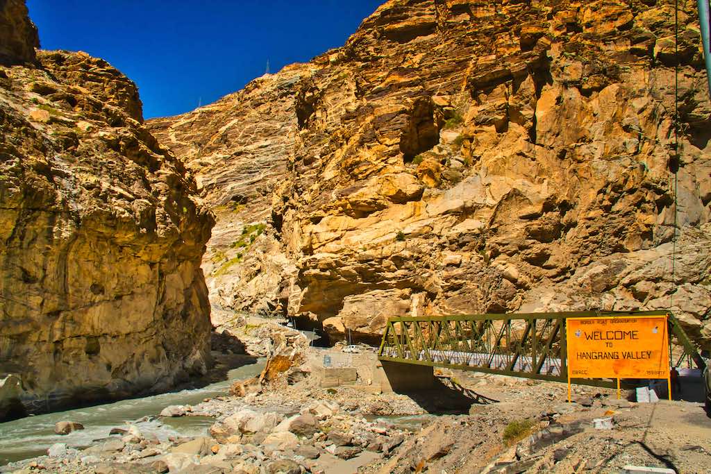 Khab - Confluence of Sutlej and Spiti Rivers Khab - Confluence of Sutlej and Spiti Rivers