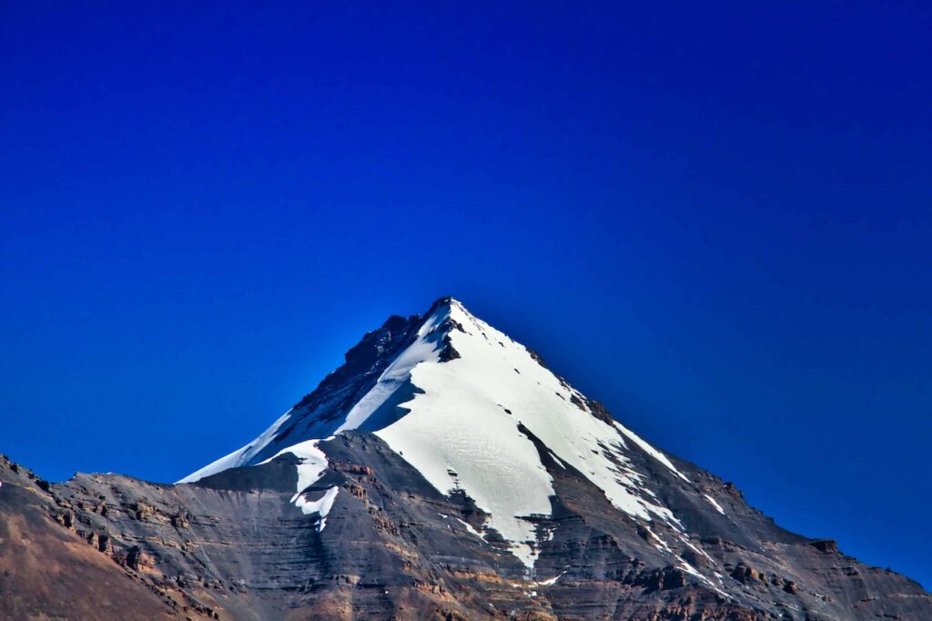 Cho Cho Kang Niylta peak at 20,000 feet Cho Cho Kang Niylta peak at 20,000 feet