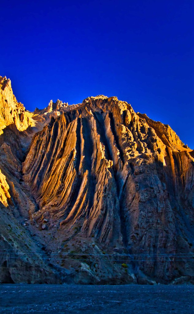 Spectacular rock formations rise from the Pin Spectacular rock formations rise from the Pin