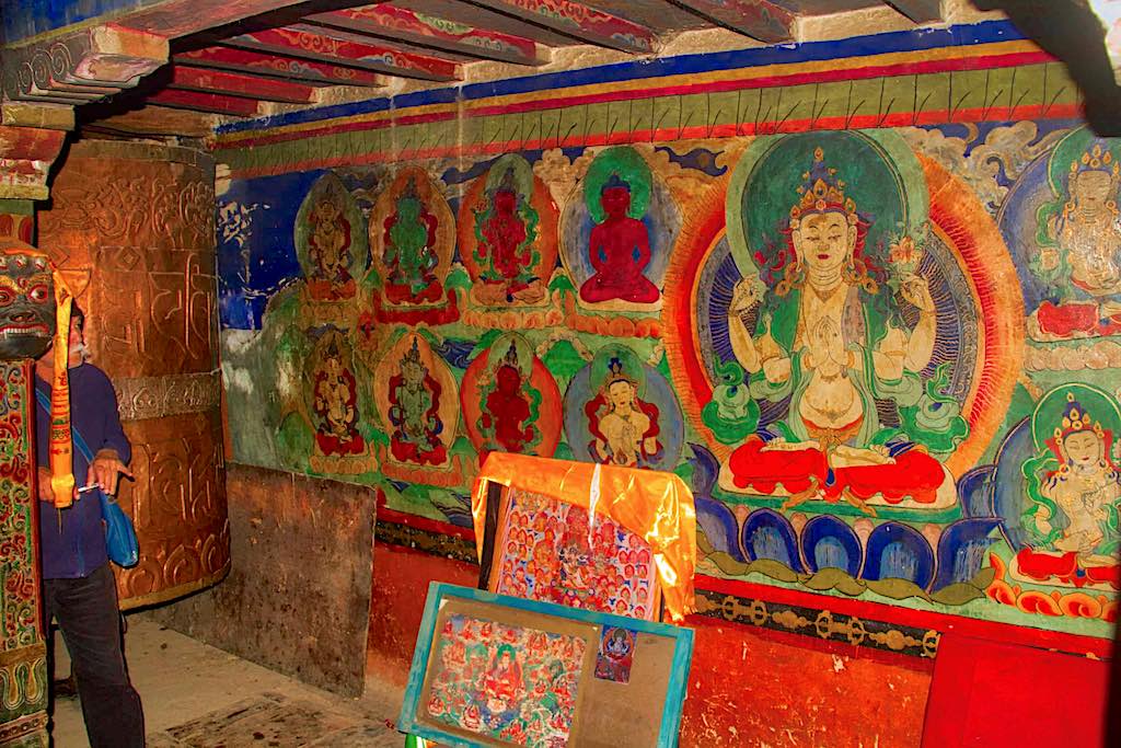 The well preserved wall frescos The well preserved wall frescos