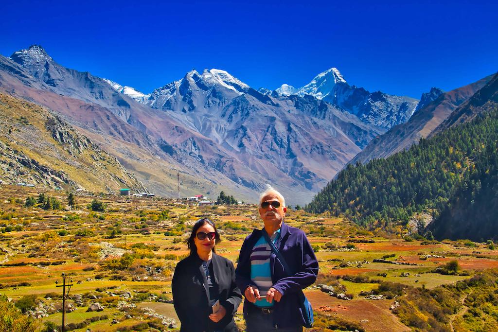First view of Chitkul First view of Chitkul