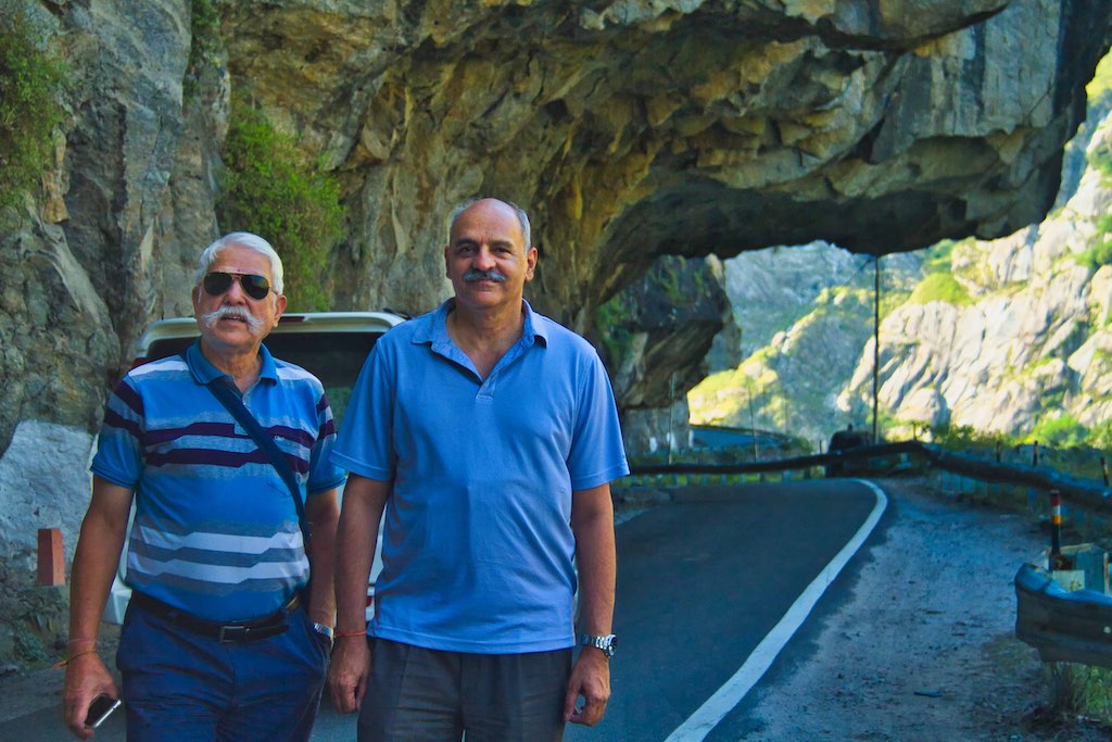 At the rock cut road stretch At the rock cut road stretch