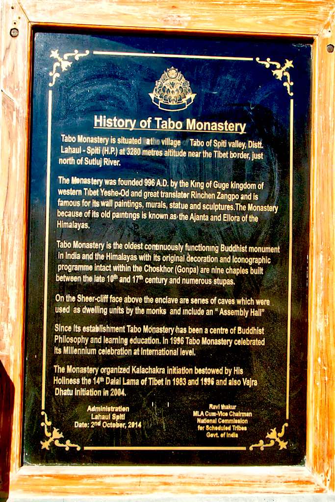 Tabo monastery history Tabo monastery history