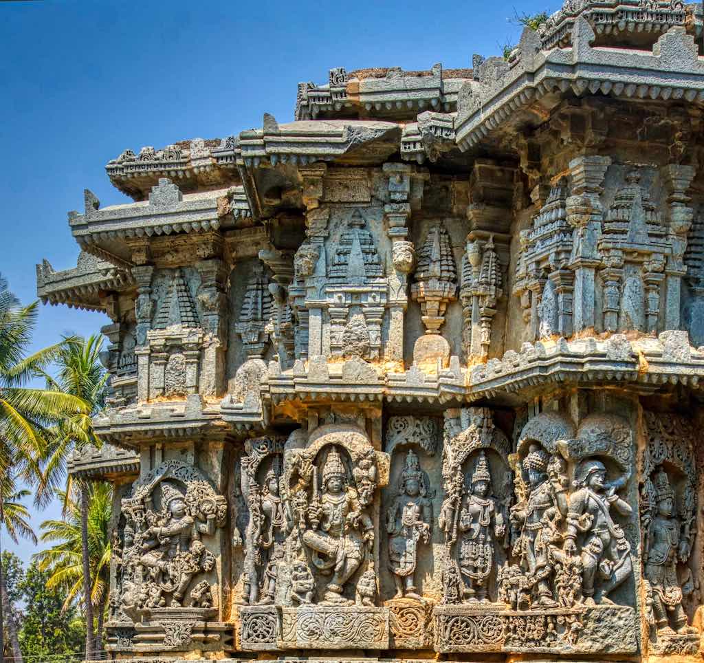 Intricate carvings are the hallmark of the temple Intricate carvings are the hallmark of the temple