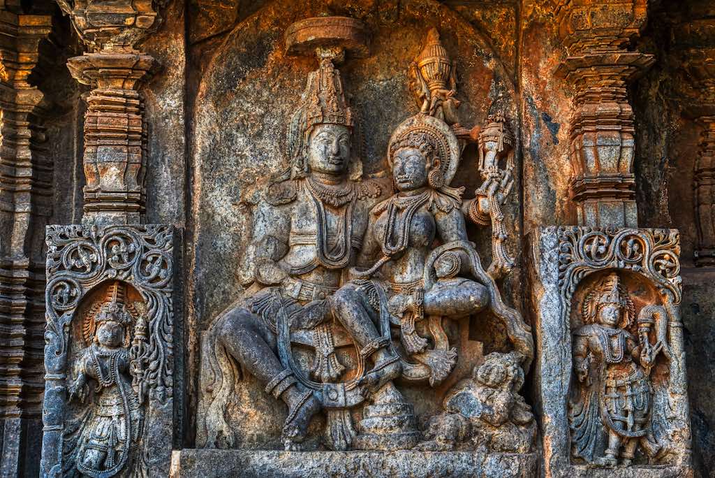 Shiva Parvati One of the numerous sculptures of Shiva Parvati