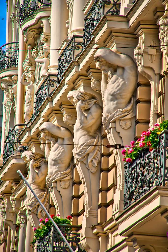 Elaborate designs and figures