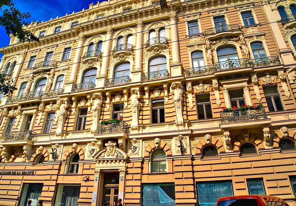 An Art Nouveau building