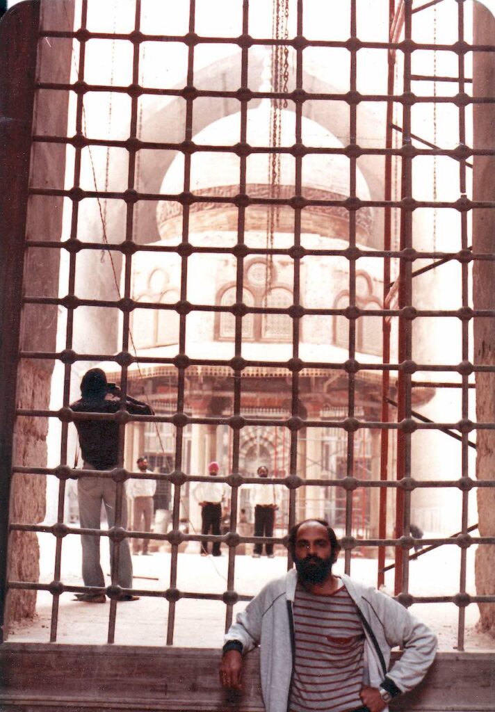 Inside the Great Mosque, Cairo