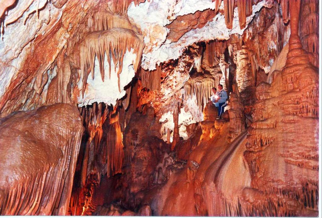 One of the natural wonders of the world - the St. Michael's Caves, Gibraltar