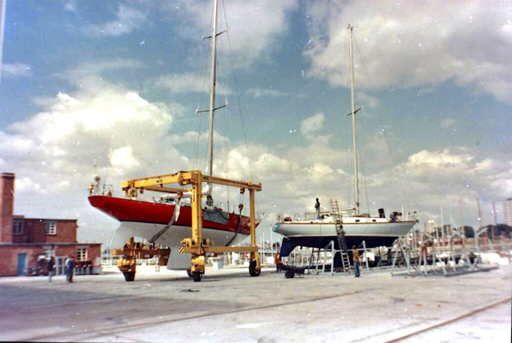 The hardstanding of JSSC Gosport