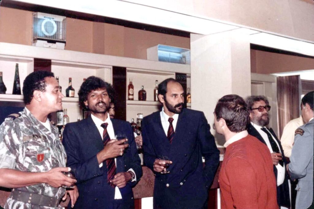 At the Army Commando's Officer Mess, Lisbon