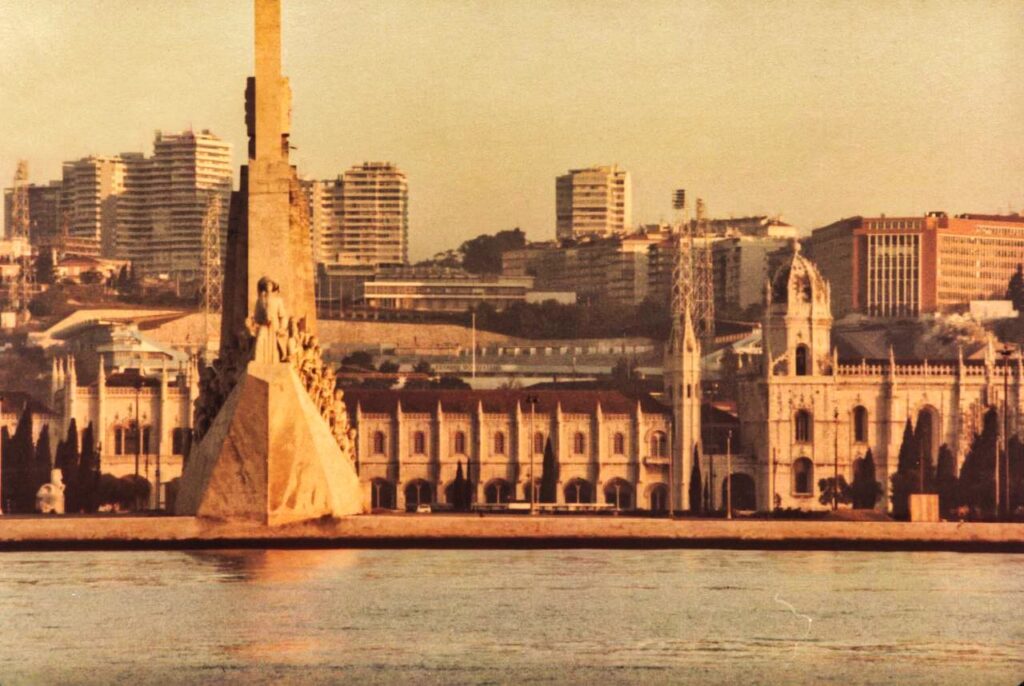 Crossing the Discoveries Monument, Lisbon 