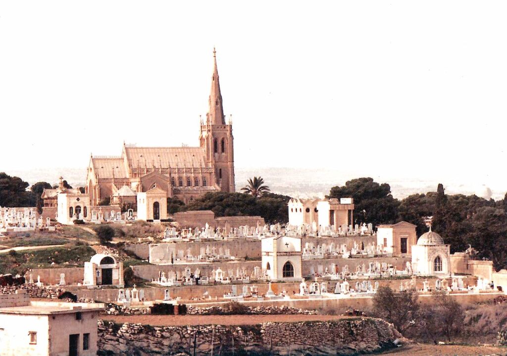 Churches dotting the landscape of Malta