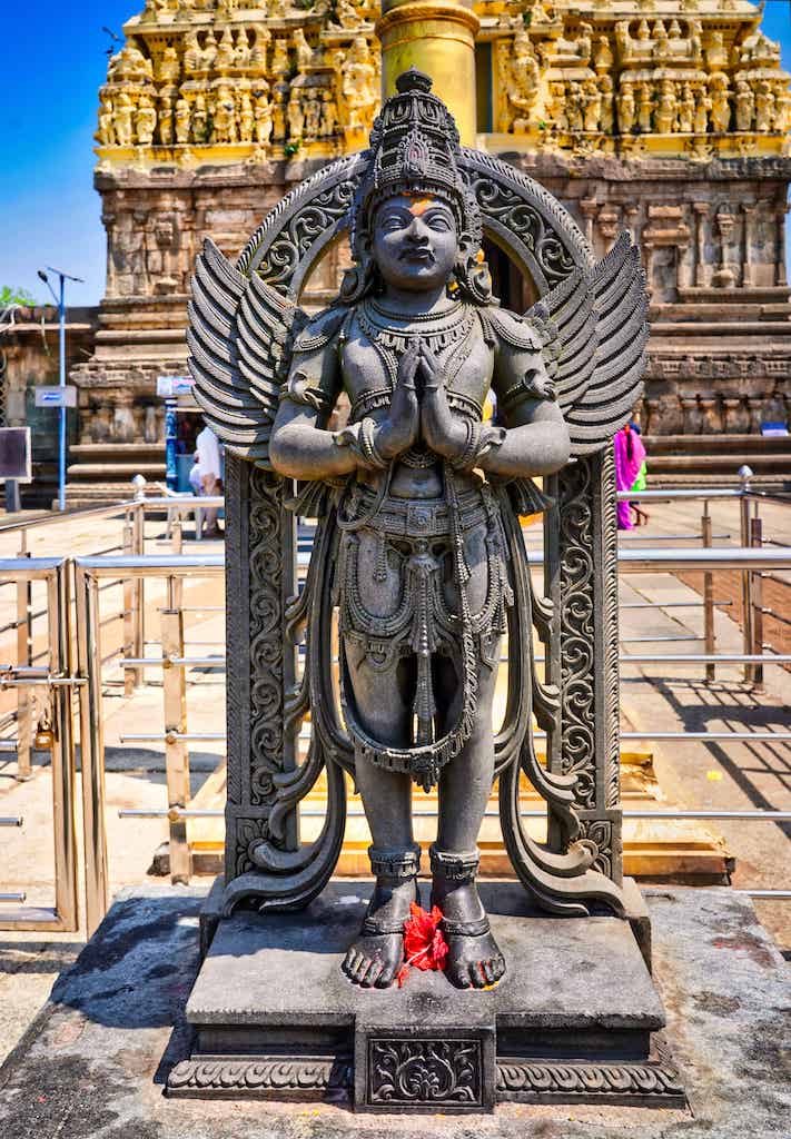Garuda, the vahana (vehicle) of Vishnu