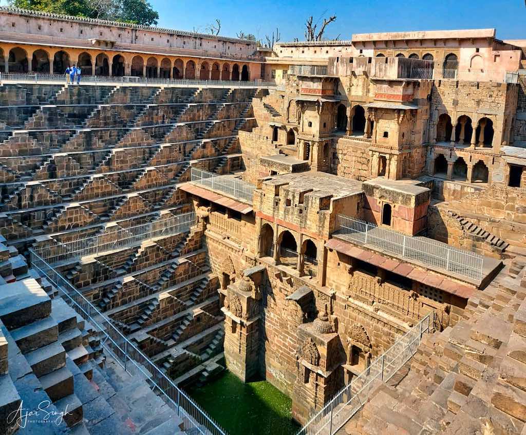 The magnificent architecture and geometry of the stepwell