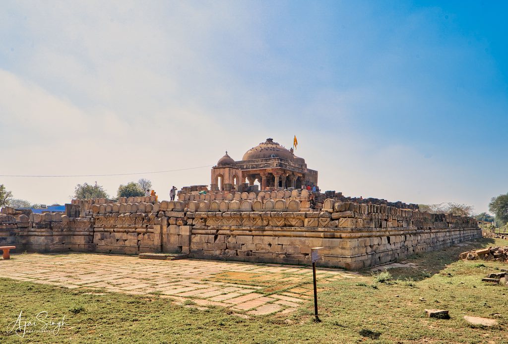 The Harshat Mata Temple stands in lone glory, despite having being ravaged by marauders 