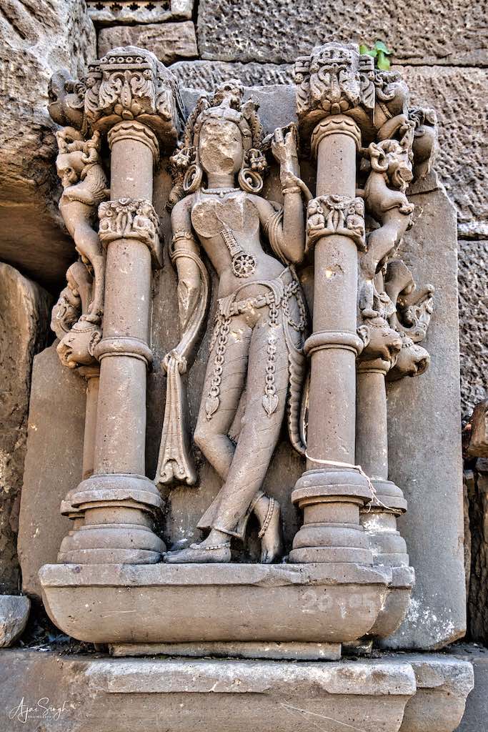 A defaced, yet spectacular sculpture 