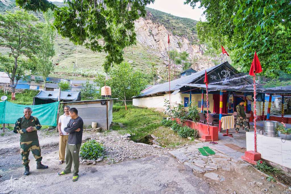 Ganganor Prachin Temple on one side of the ashtapan