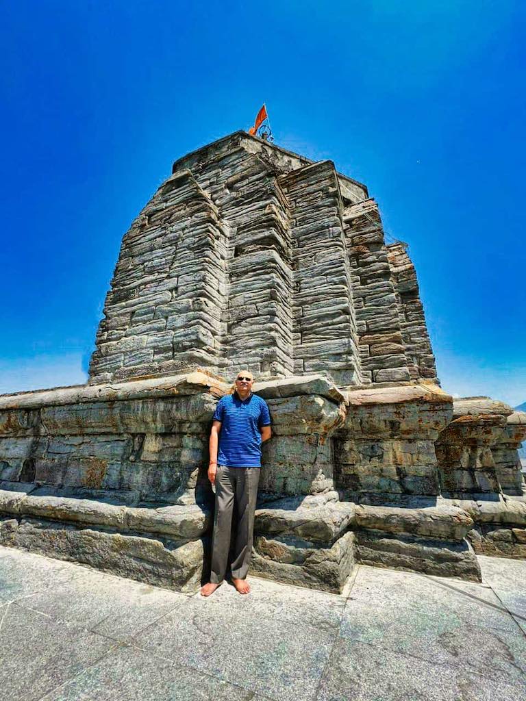 Shankaracharya Temple and its octagonal base