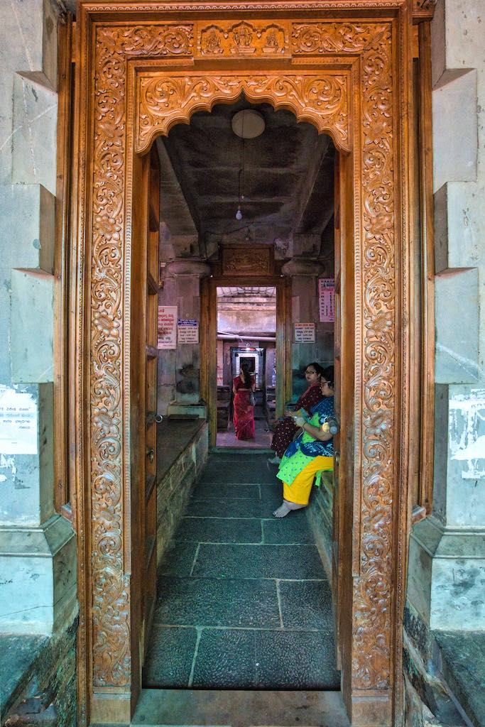 The temple entrance
