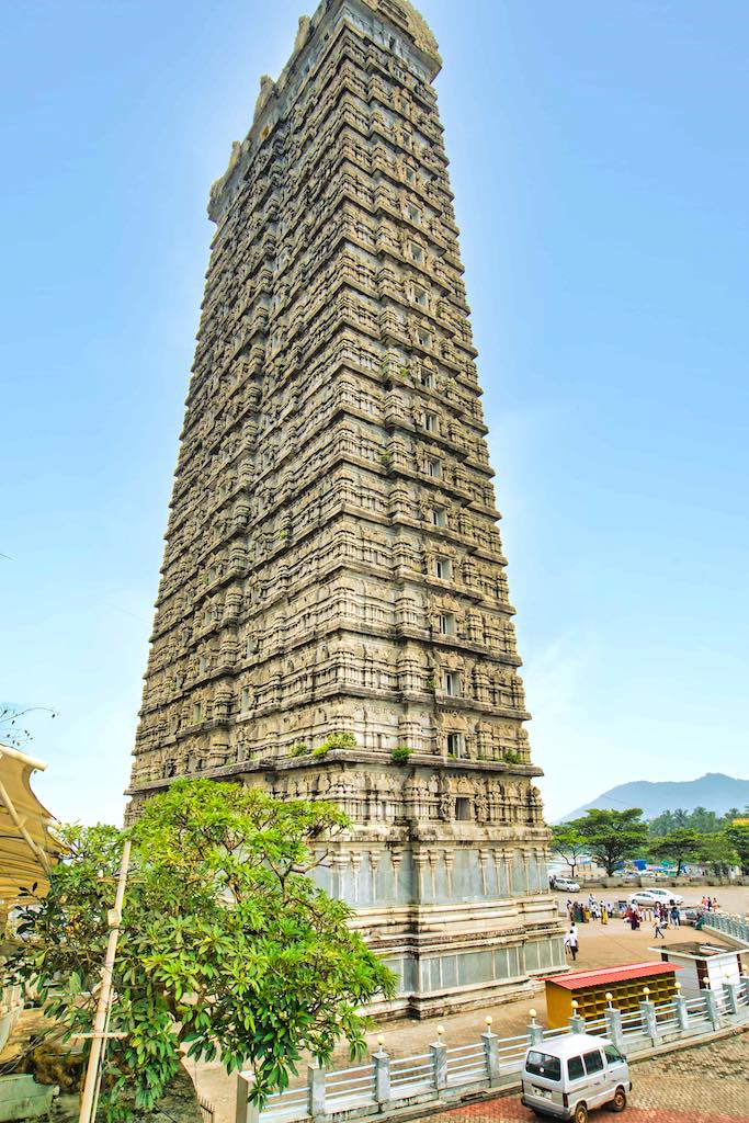 The 20-storied 249-foot high Raja Gopura