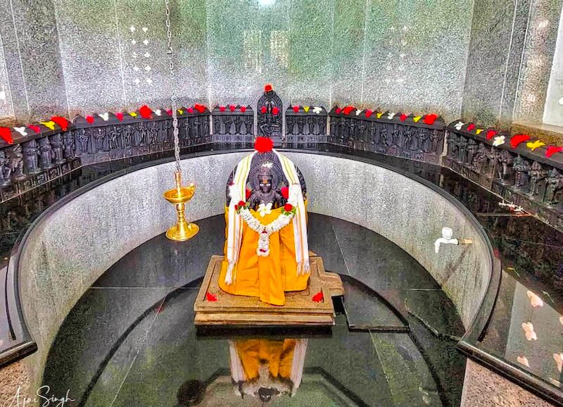 The 64 Yogini shrine in the complex