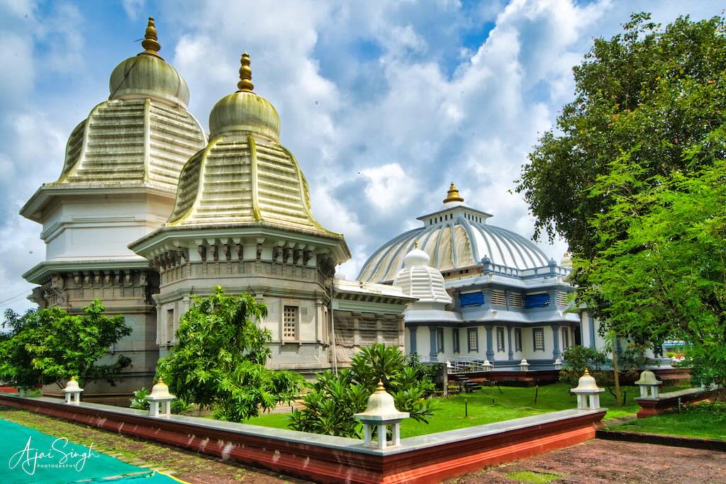 The unique architecture of the temple
