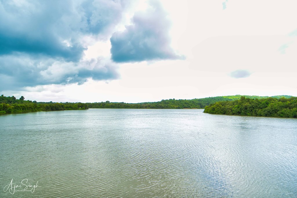 The serene environs of the temple