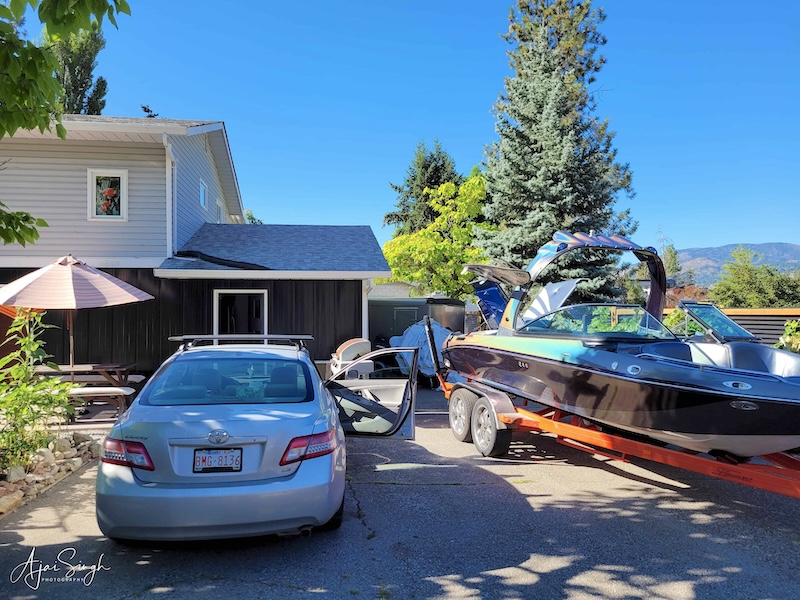 Our homestay in Peachland