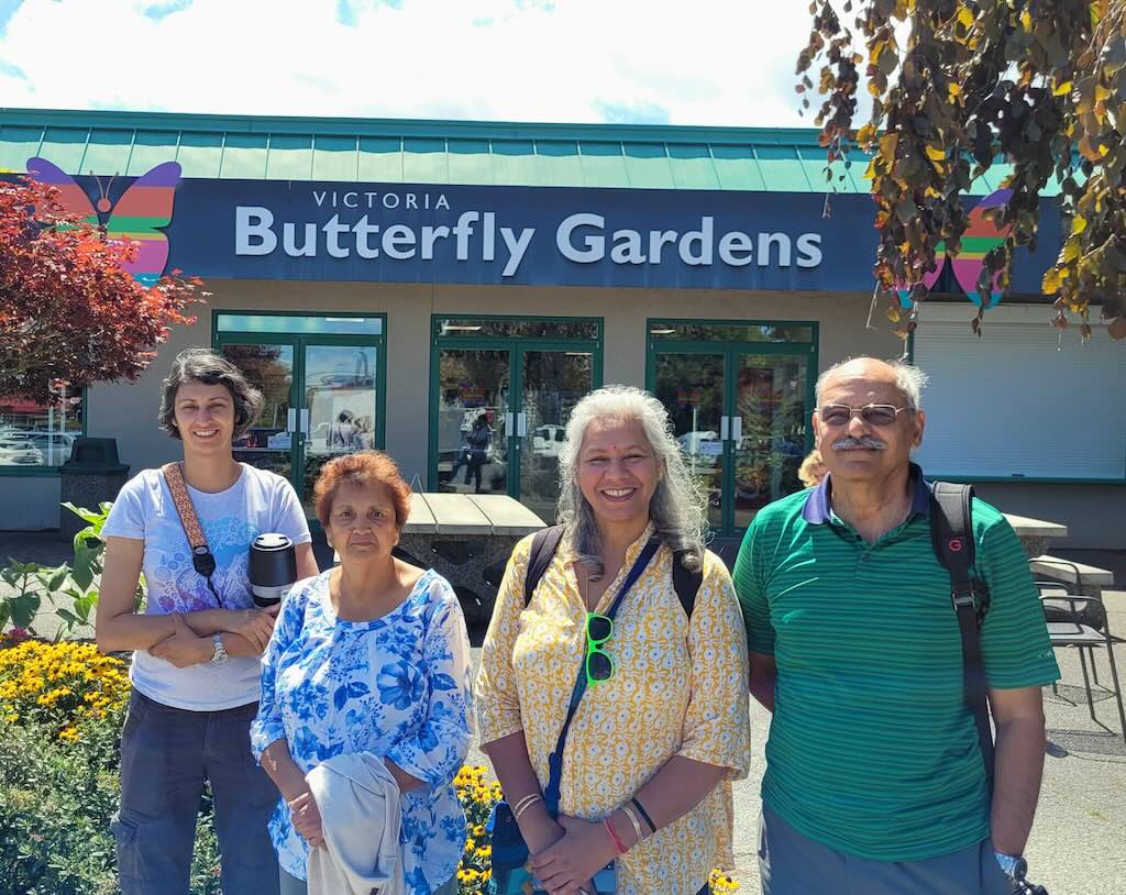 At the Victoria Butterfly Gardens