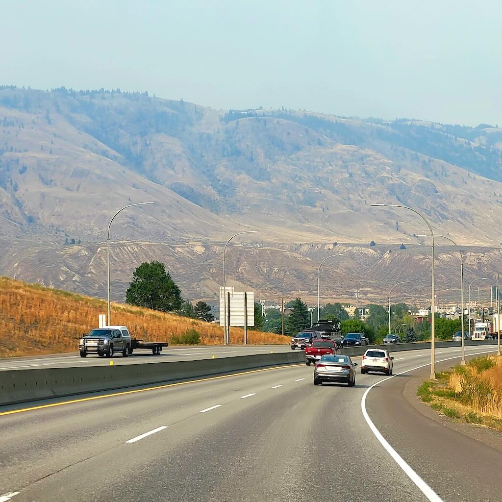 Entering Kamloops