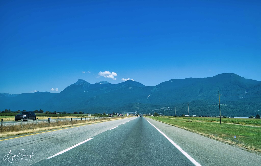 Approaching the Rocky Mountains from Vancouver
