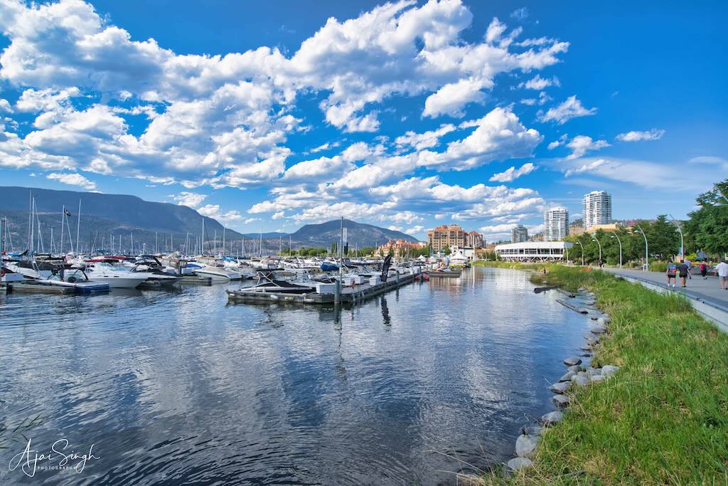 The Kelowna waterfront