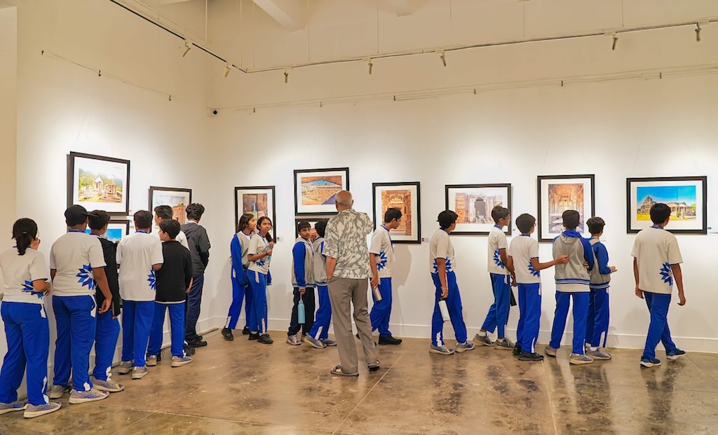 The deluge of schoolchildren and - the most satisfying outcome of the exhibition